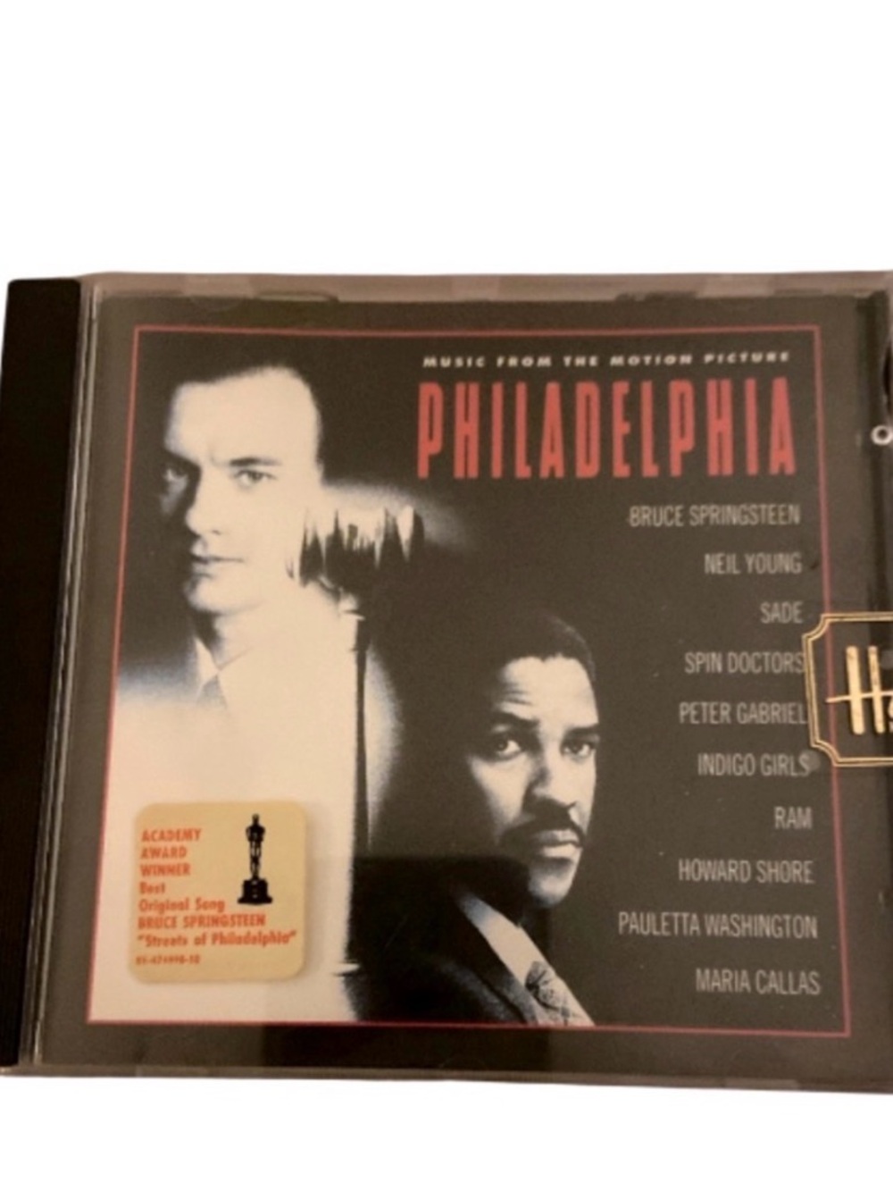 Philadelphia:‎ Motion Picture Soundtrack (CD, 1993) 10 Tracks